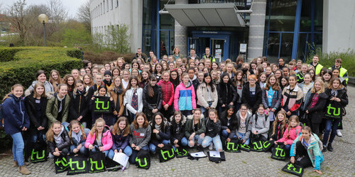 Teilnehmerinnen des Girls*Days